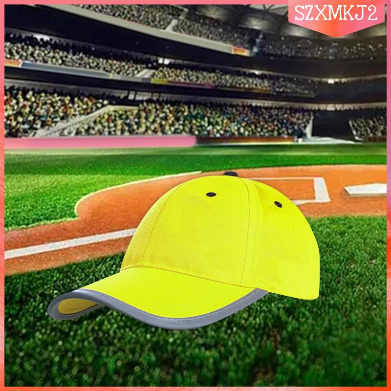 Mũ Lưỡi Trai Màu Dạ Quang Siêu Nhẹ An Toàn Tiện Dụng Cho Gia Đình