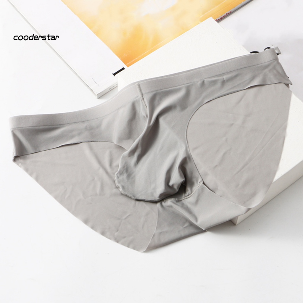Quần Lót Lụa Lạnh Không Đường May Màu Sắc Thời Trang Cho Nam