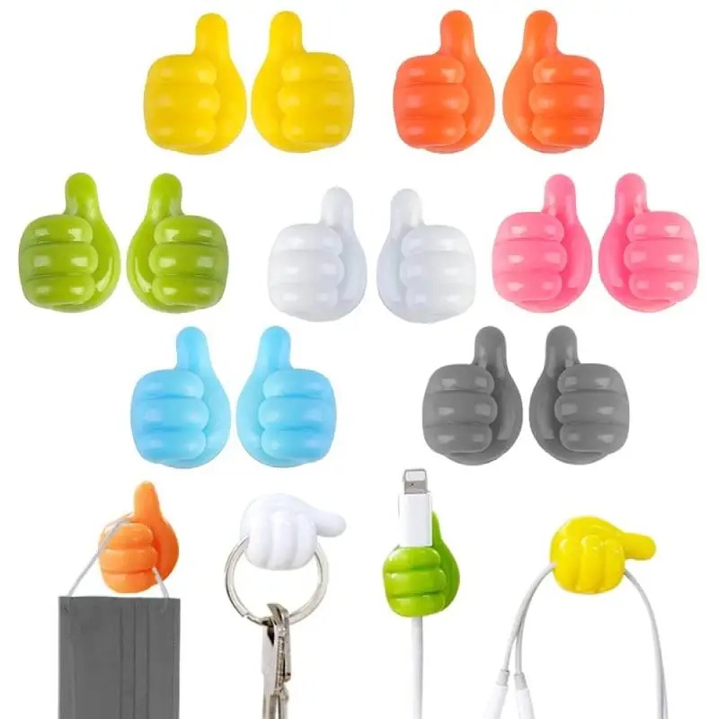 Giá Đỡ Cố Định Dây Cáp Dữ Liệu / Cọ Trang Điểm Bằng Silicon Mềm Nhiều Màu Tùy Chọn Tiện Dụng Cho Gia Đình / Văn Phòng