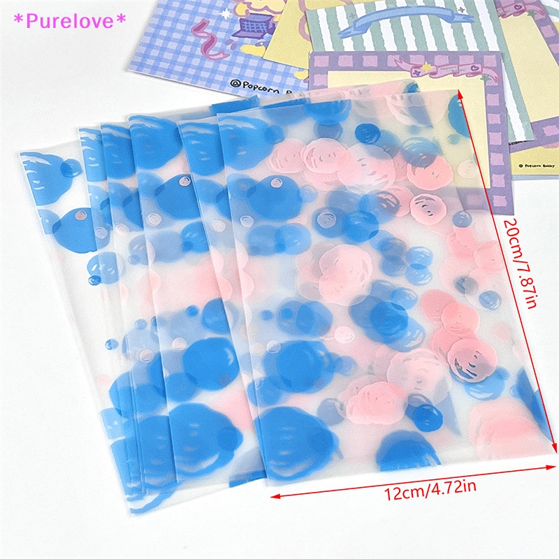 Set 10 Túi Zip Nhựa Dày Chấm Bi Đựng Trang Sức Tiện Dụng Mới