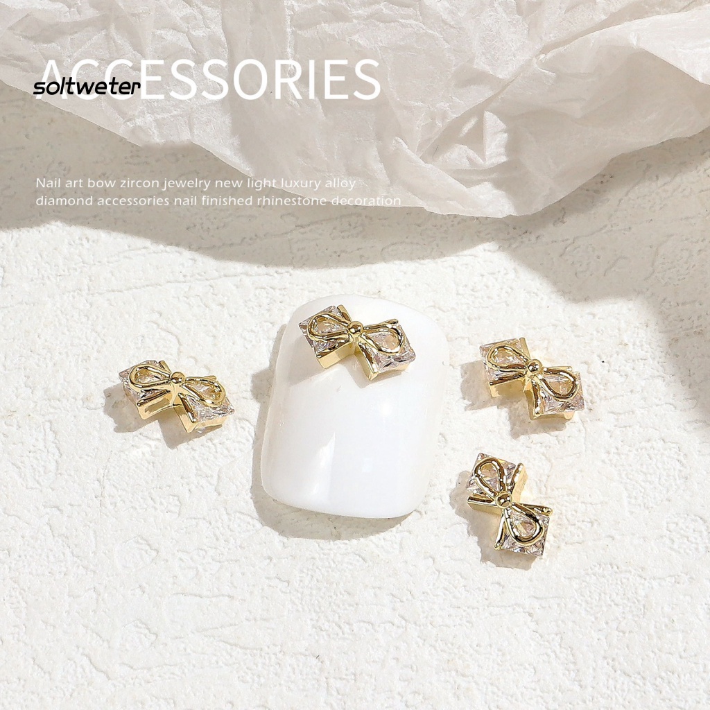 Phụ Kiện Trang Trí Móng Tay Hình Bướm 3D Lấp Lánh Dành Cho Nữ