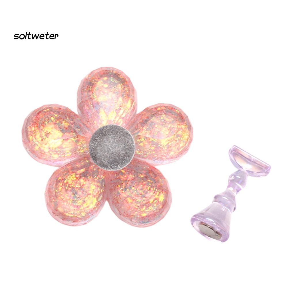 1 Bộ Giá Đỡ Nam Châm Trưng Bày Móng Tay Giả Màu Sắc Sống Động Sáng Tạo DIY