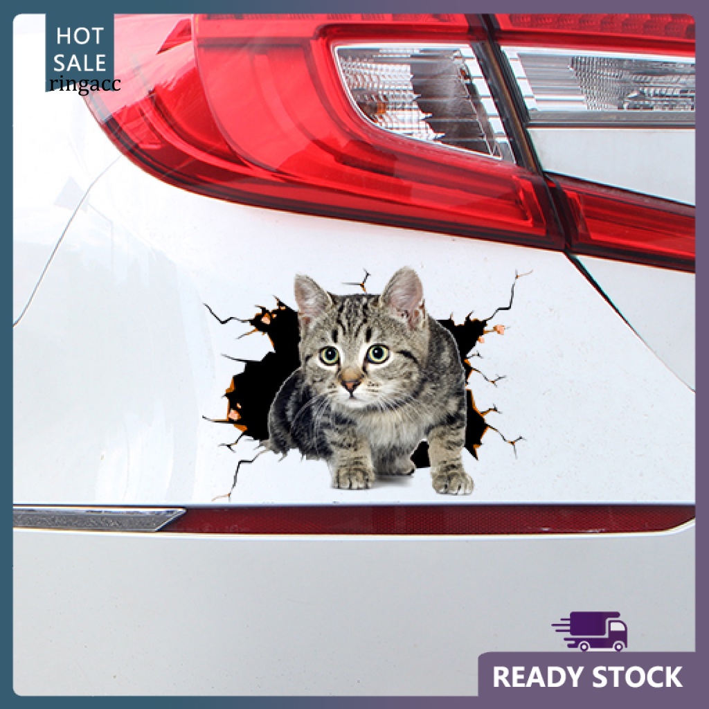 Miếng Dán Đề Can 3D Bắt Mắt Chống Nước Vui Nhộn Trang Trí Nhà Cửa / Xe Hơi