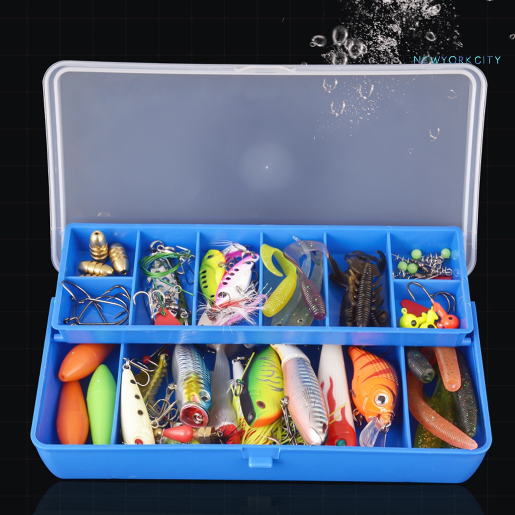 Hộp Đựng Mồi Câu Cá NY-Tough Hai Tầng Gọn Nhẹ
