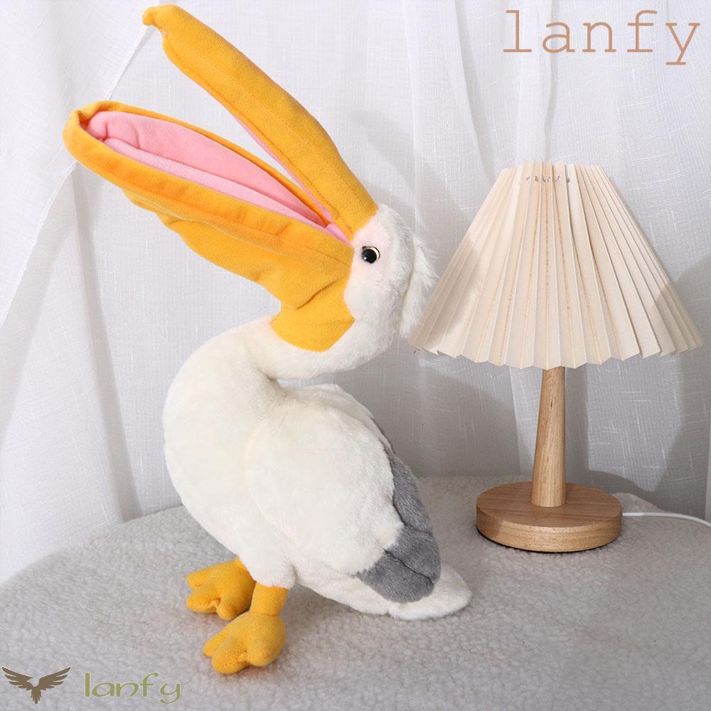 LANFY Thú Nhồi Bông Hình Chú Chim Mềm Mại Kích Thước 30cm