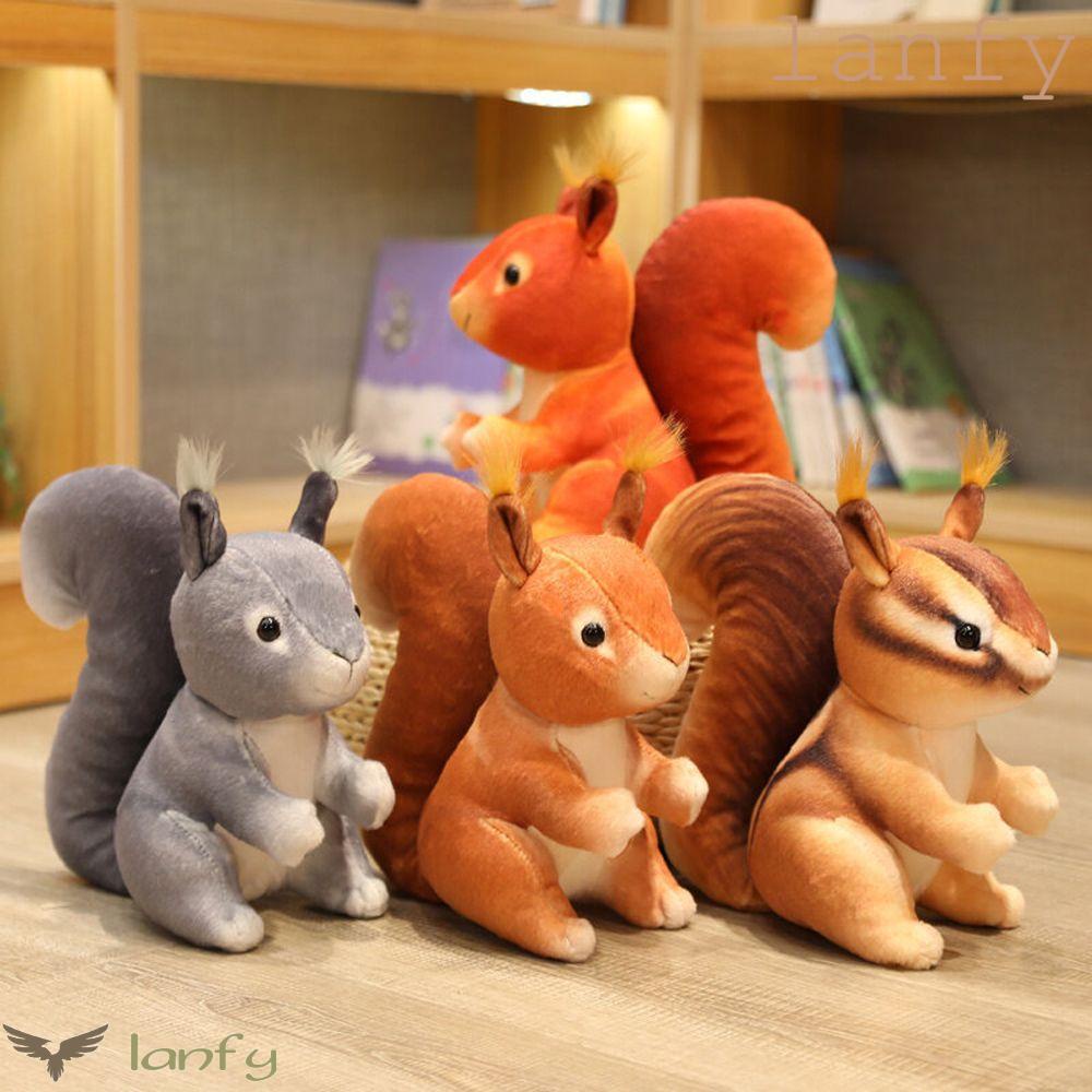 LANFY Sóc Nhồi Bông Mềm Mại Dễ Thương Trang Trí Nhà Cửa