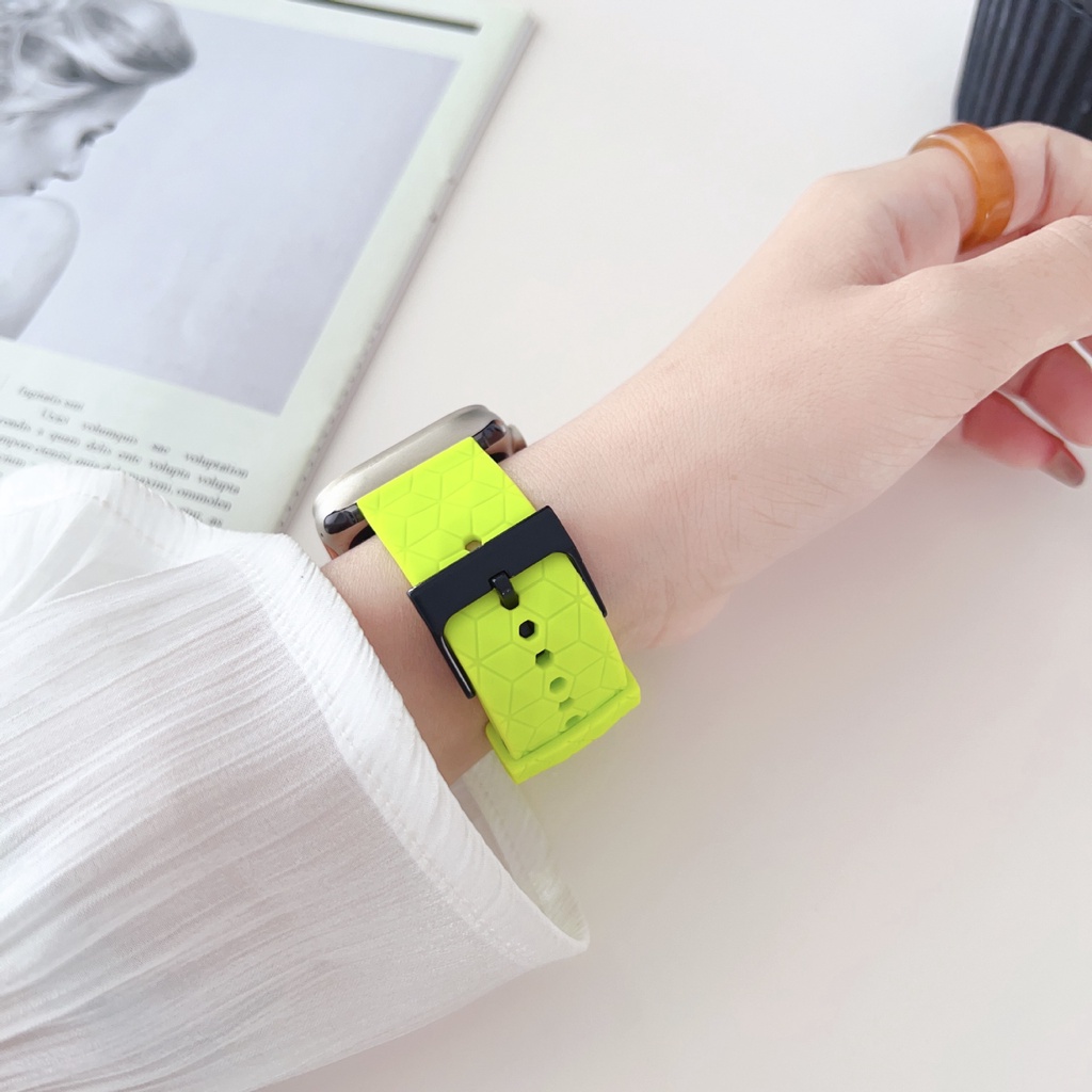 Dây Đeo Silicone Cho Đồng Hồ Thông Minh iwatch Ultra 49mm 45mm 44mm 41mm 40mm SE 8 7 6 5 4