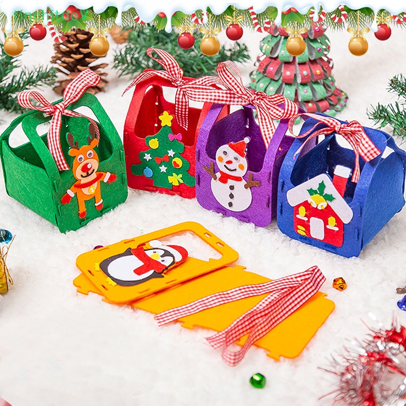 [TinchitdeV] Túi Đựng Kẹo Đồ Chơi Hình Quả Táo Trang Trí Giáng Sinh DIY Sáng Tạo Cho Trẻ Em [Mới]