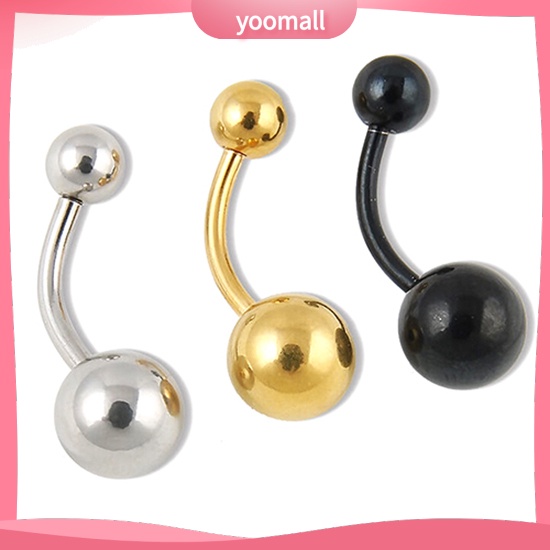 Khuyên Rốn Dạng Thanh Tạ Bằng Thép Không Gỉ