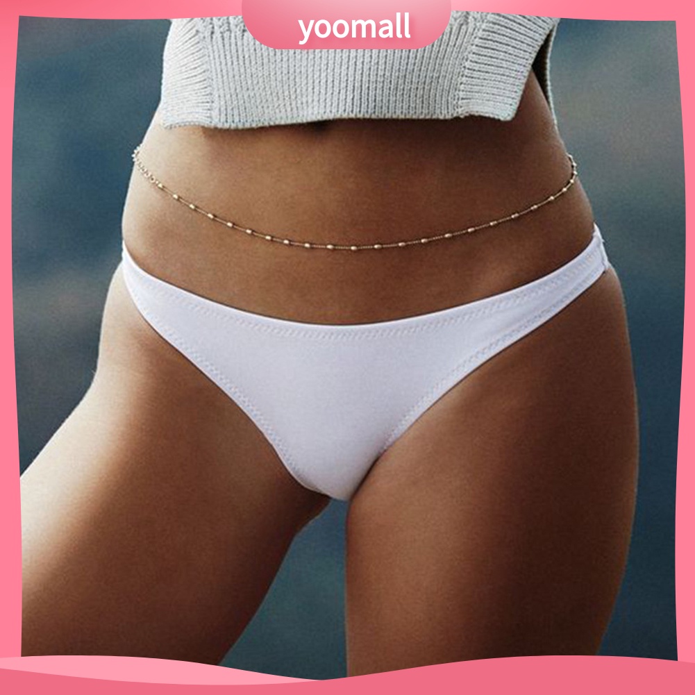 [YM] Vòng cổ Đeo Hông Đính Hạt Đơn Giản Cho Nữ Mặc Bikini