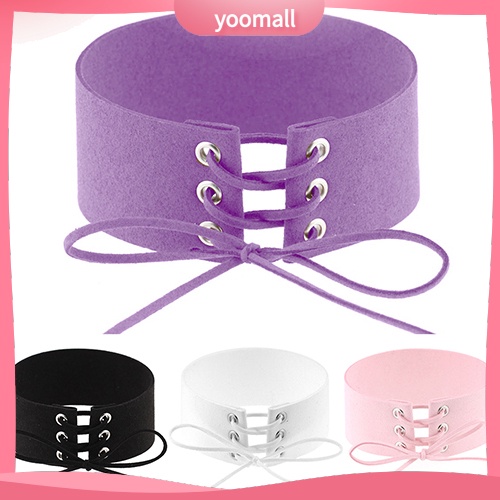 Vòng Choker Da Lộn Giả Thời Trang Cá Tính Cho Nữ