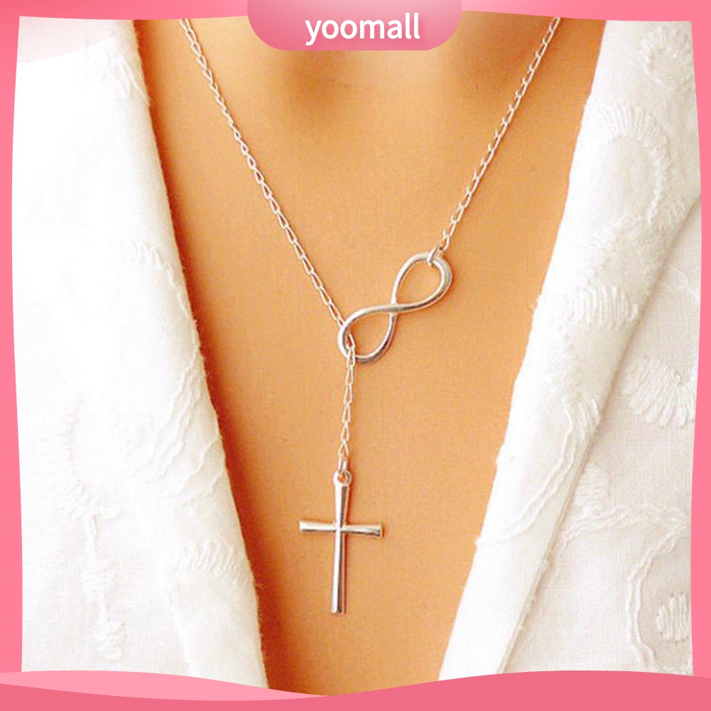 Vòng cổ Mặt Hình Thánh Giá Bằng Kim Loại Thời Trang Dành Cho Nữ