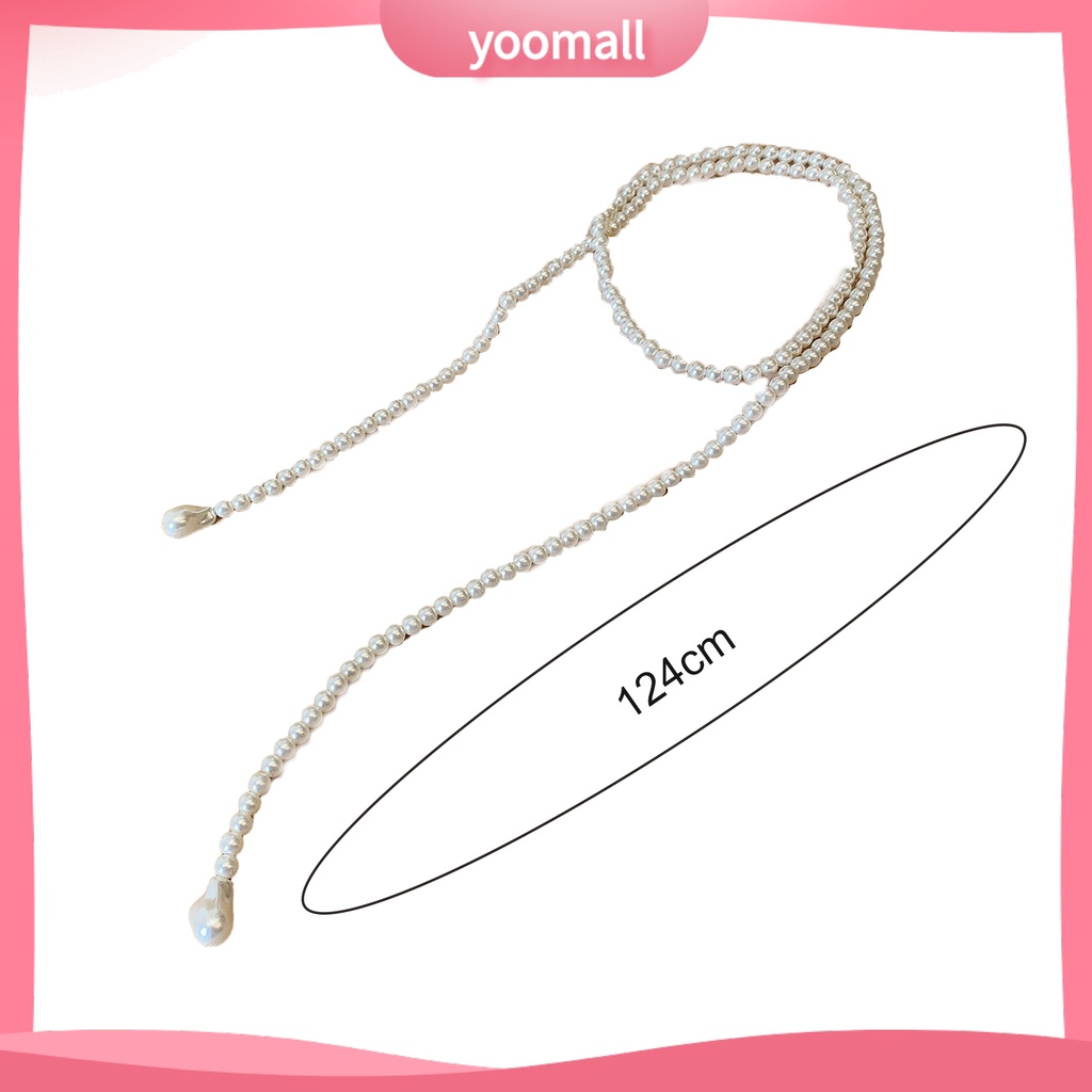 Vòng Cổ Choker Dài Nhiều Lớp Đính Ngọc Trai Nhân Tạo Phong Cách Vintage Dành Cho Nữ