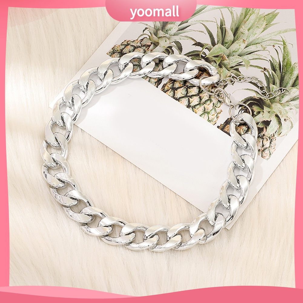 Vòng cổ Dạng Chuỗi Ngắn Dày Phong Cách Hip Hop Thời Trang Dự Tiệc Cho Nam Và Nữ