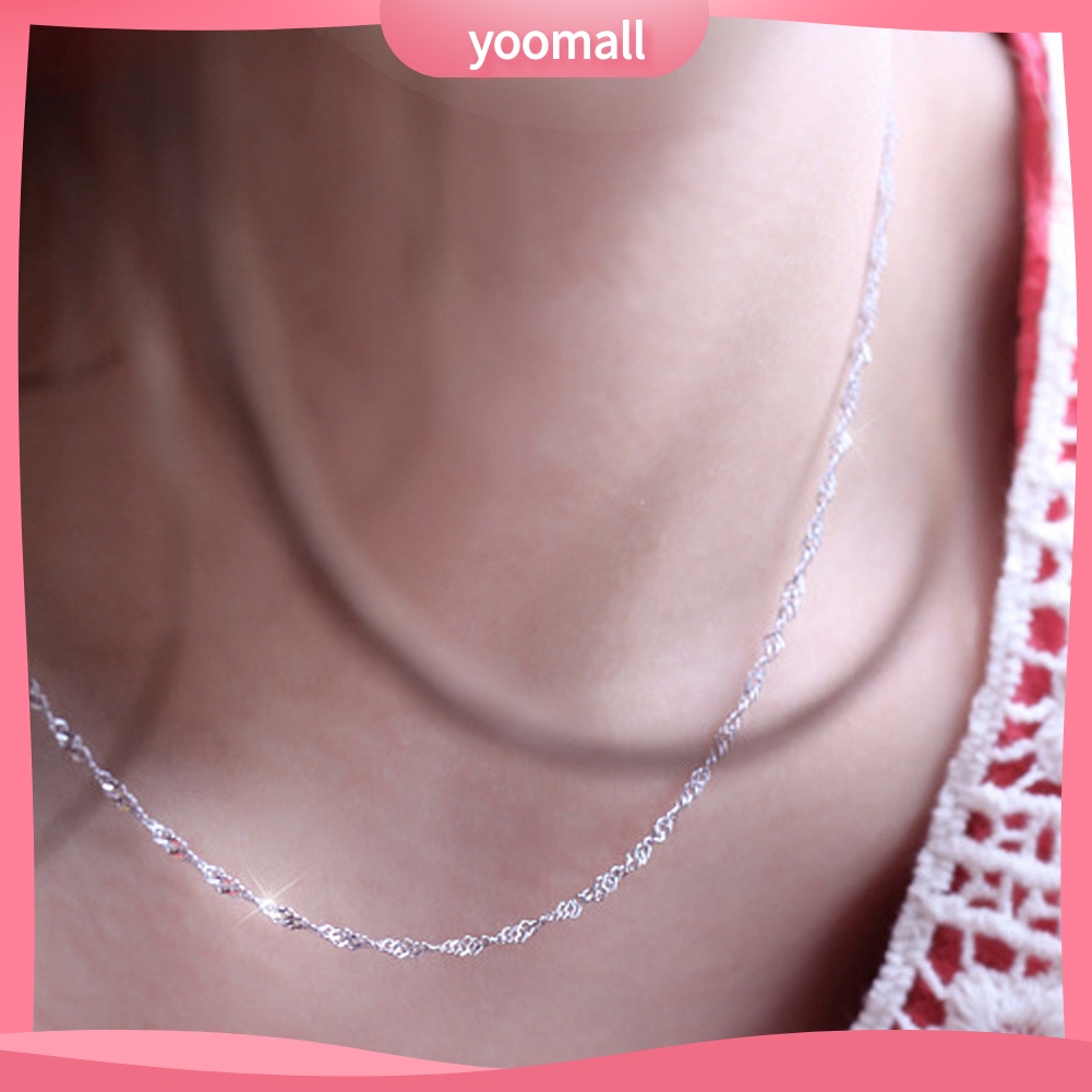 Vòng Cổ Choker Mỏng Lấp Lánh 16 / 18 / 20 / 22 / 24inch