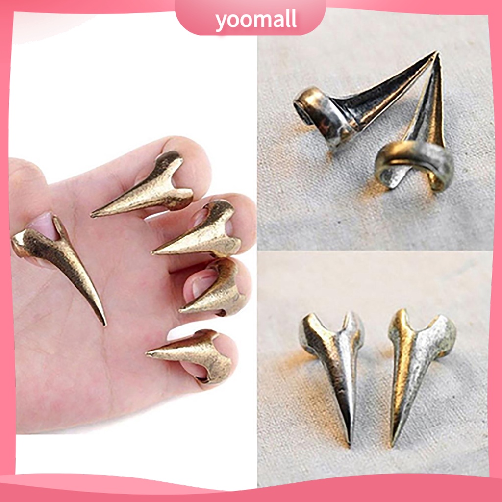 Bộ Nhẫn Đeo Đốt Ngón Tay Bằng Hợp Kim Phong Cách Retro Thích Hợp Làm Quà Tặng Hàng Ngày