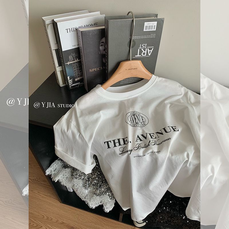 Bộ Áo Tay Ngắn Và Chân Váy Ôm In Họa Tiết Lấp Lánh Thời Trang Mùa Hè 2023 Dành Cho Nữ