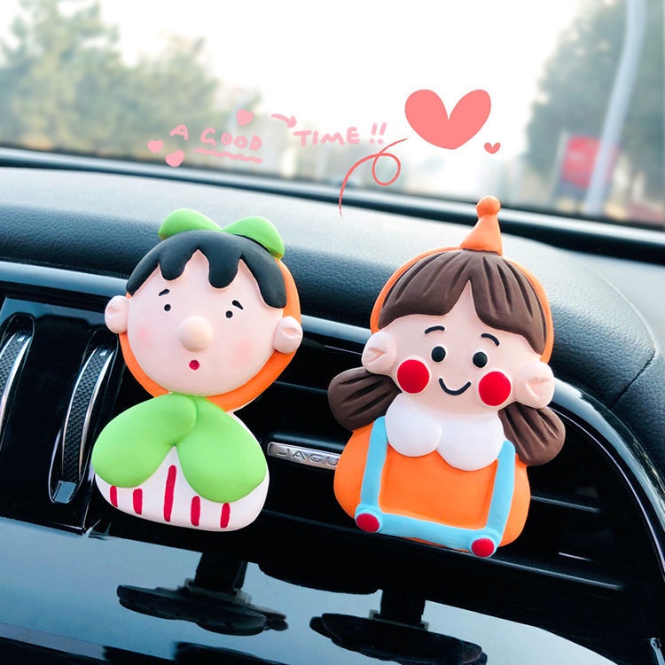 Kẹp Khuếch Tán Nước Hoa Gắn Điều Hòa Xe Hơi Thiết Kế Dễ Thương