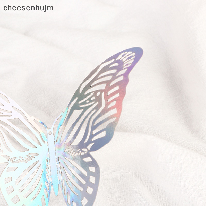 12 Sticker Dán Tường Hình Con Bướm Dùng Trang Trí Phòng Cho Trẻ Nhỏ