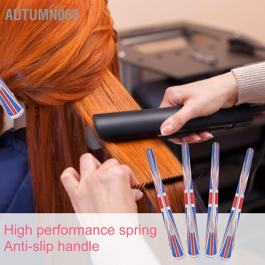 Autumn063 4 chiếc Kẹp Tóc Dài Tạo Kiểu Chống Trơn Trượt Phụ Kiện cho Salon