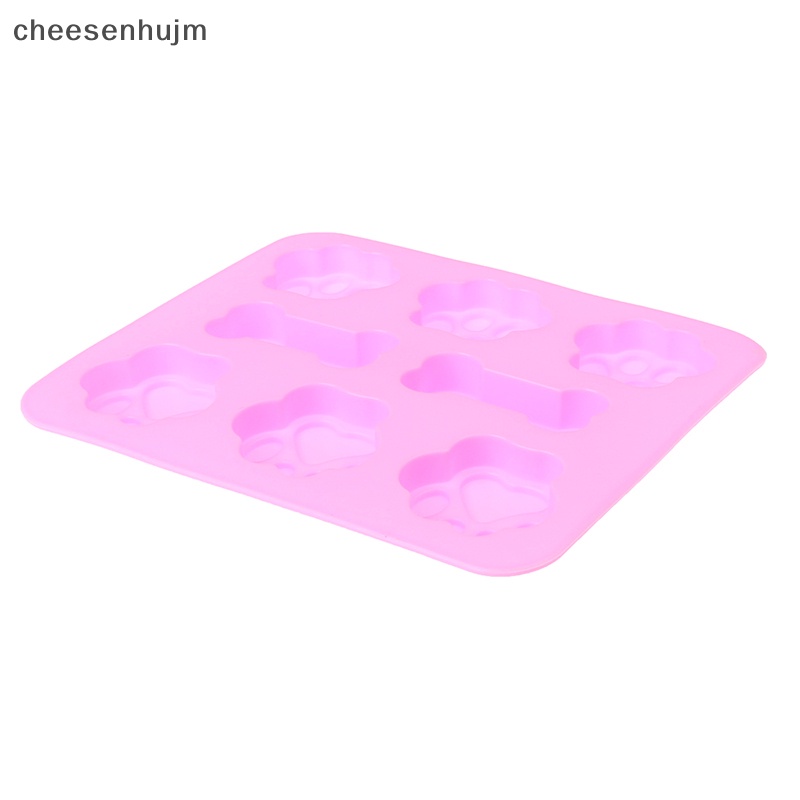 Khuôn Silicon Làm Bánh Hình Dấu Chân Chó Đáng Yêu