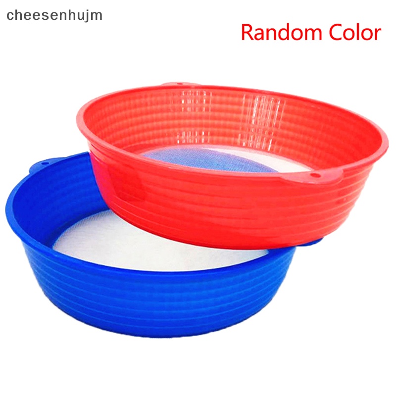 Dụng Cụ Rây Bột Bằng Nhựa Hình Tròn 19cm Cầm Tay Tiện Dụng Cho Nhà Bếp