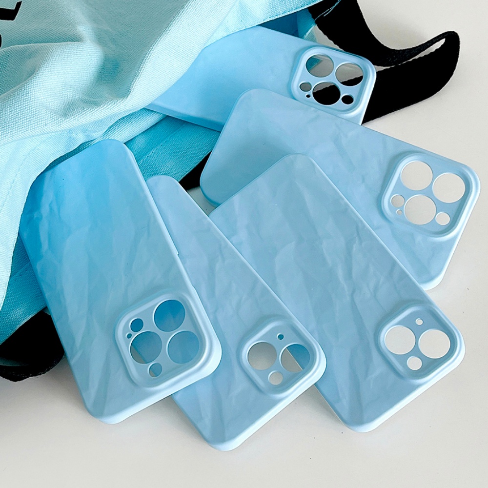 Ốp Điện Thoại TPU Dẻo Họa Tiết Bầu Trời Xanh Đơn Giản Thời Trang Cho IPhone 11 12 13 14 Pro Max