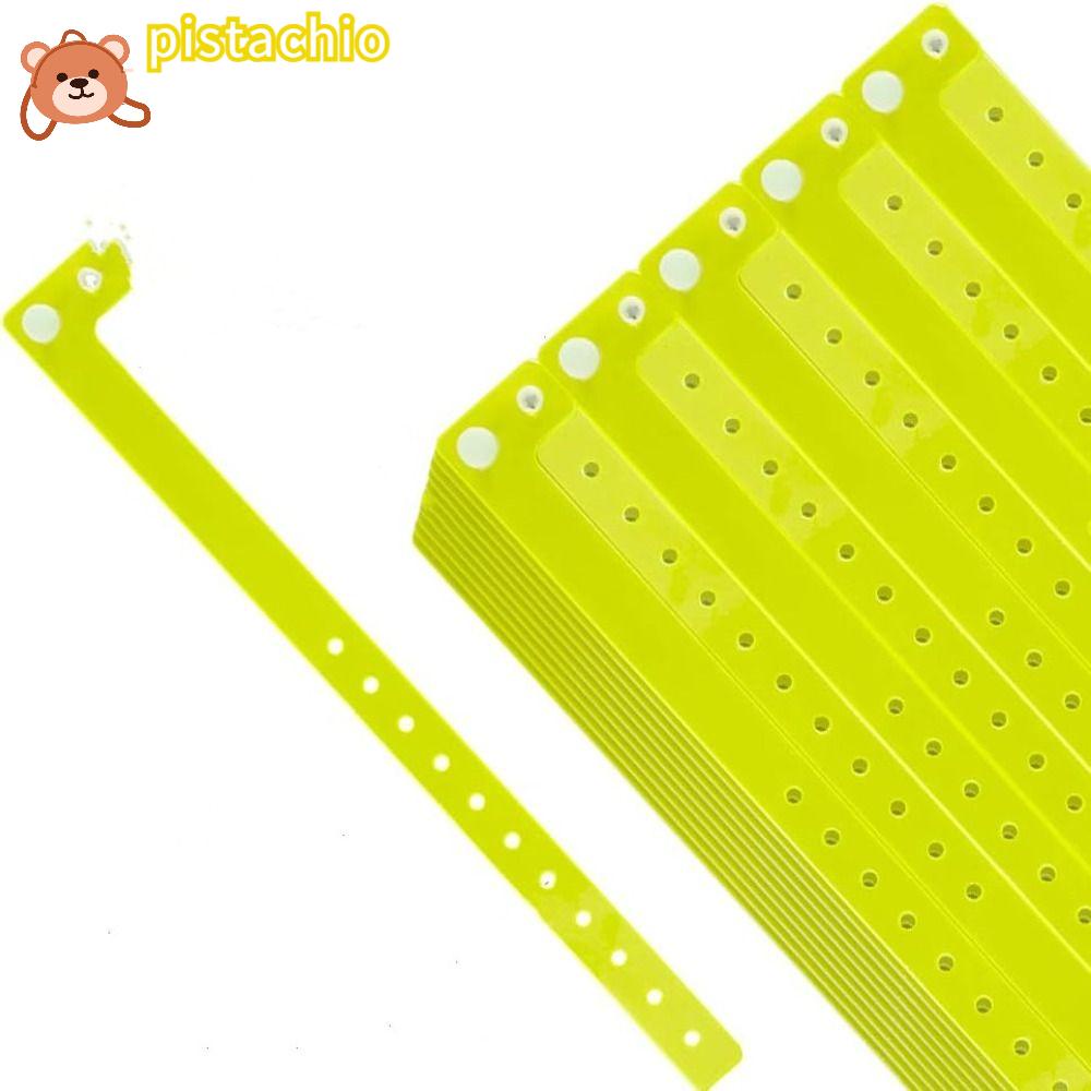 PISTA Bộ 100 Dây Đeo Cổ Tay Màu Vàng Mới