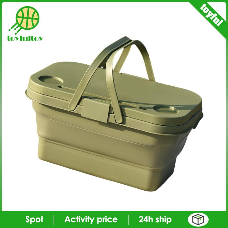 Giỏ Đựng Đồ Dùng Có Thể Gấp Gọn Tiện Dụng Mang Theo Cắm Trại / Dã Ngoại