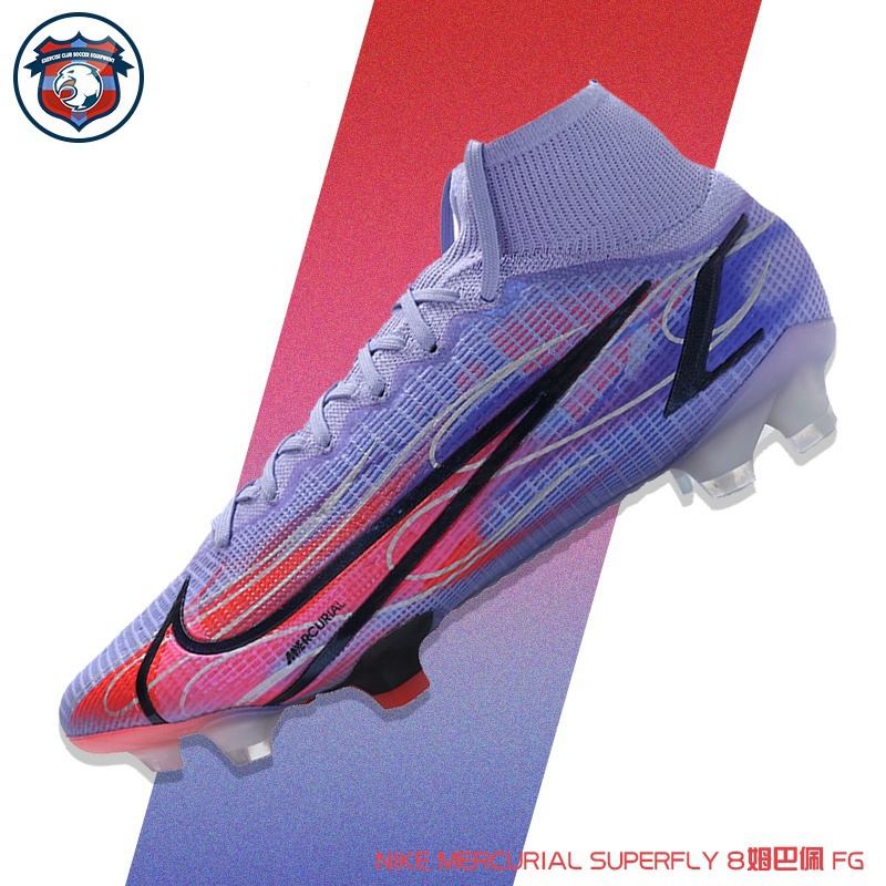 Giày Đá Banh Sân Cỏ Tự Nhiên Nike Mercurial Superfly 8 Mbappe FG Assassin 14