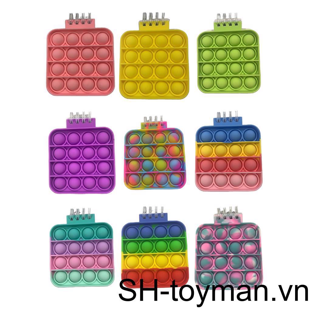 Sổ Ghi Chú Bằng Silicon Mềm Mại Hình Vuông Dạng Nhấn Dành Cho Bé