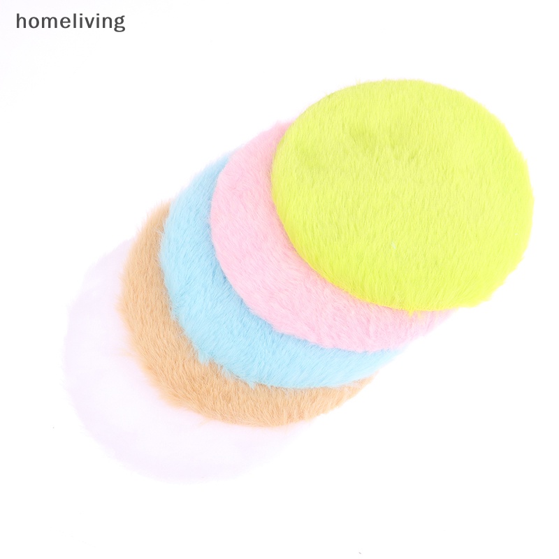 1 Thảm Lông Lót Sàn Hình Tròn Trang Trí Nhà Búp Bê