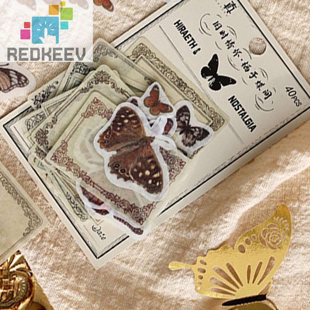 Miếng Dán Trang Trí Sổ Tay Nhiều Màu Kiểu Vintage Sáng Tạo Cho Bé