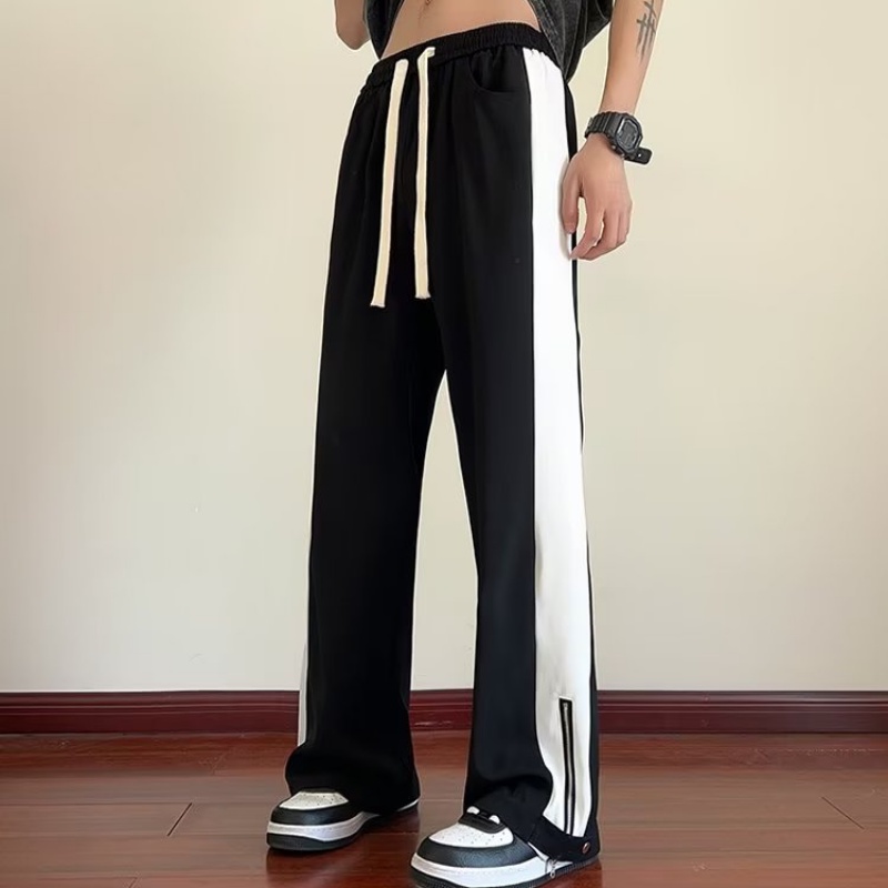 Quần Dài Ống Rộng Cao Cấp Thời Trang Đường Phố Mùa Xuân Thu Cho Nam