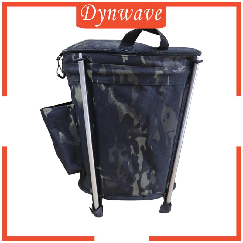 Giỏ Đựng Rác Bằng Vải Oxford Có Tay Cầm 20L Tiện Dụng Cho Sân Vườn