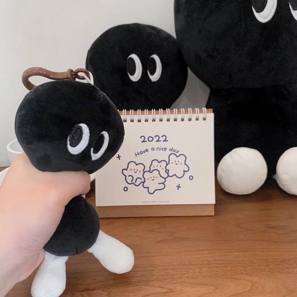 Thú Nhồi Bông Bằng Cotton PP Hình Quả Bóng Coal Dễ Thương Cho Bé Trai / Gái