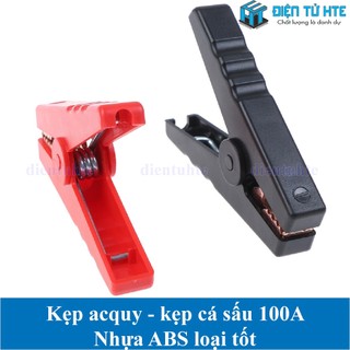 Kẹp cá sấu - kẹp ắc quy 100a loại tốt