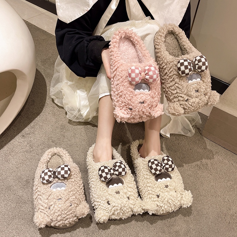 Dép Bông Đi Trong Nhà Hình Hoạt Hình Xinh Xắn Cho Nữ