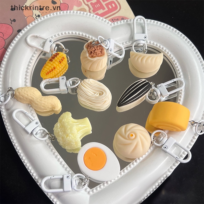 Móc Khóa Hình Đồ Ăn Sáng Dễ Thương Cho Nữ