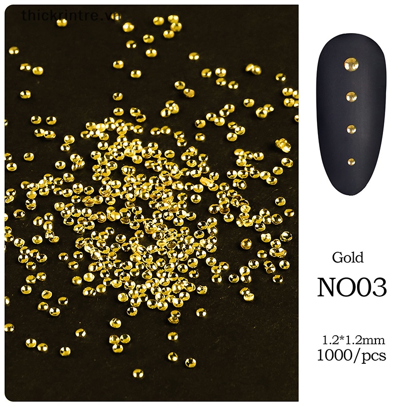 Bộ 1000 Viên Đá Trang Trí Móng Tay Nghệ Thuật