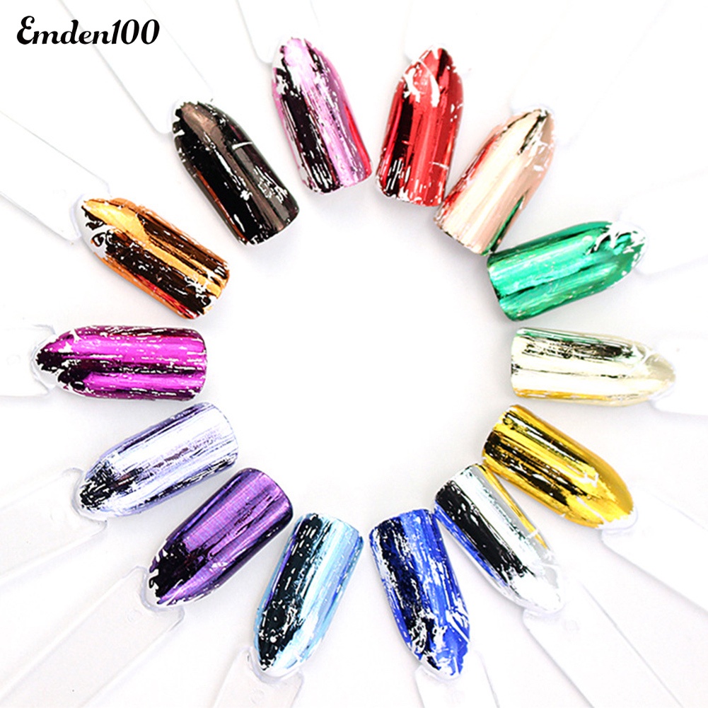 Set 14 Tấm Hình Dán Ngôi Sao Nhiều Màu Sắc Dùng Trang Trí Móng Tay Nghệ Thuật