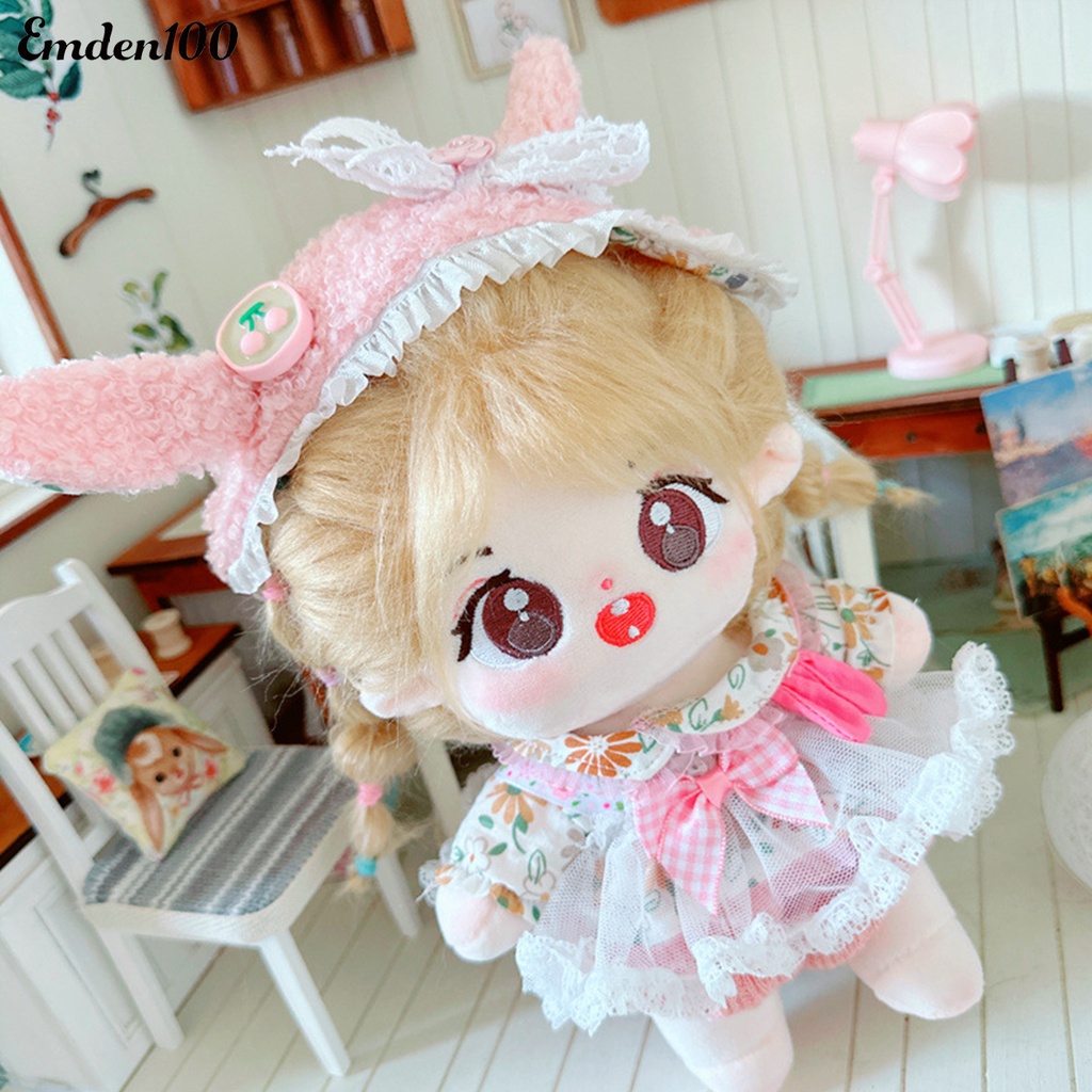 Búp Bê Nhồi Bông Emden 20cm Mắt To Dễ Thương