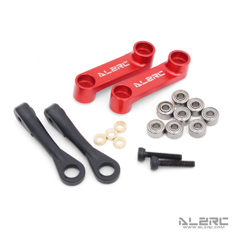 ALZRC - Devil X360 Metal Radius Arm Set - Red DX360-09MA