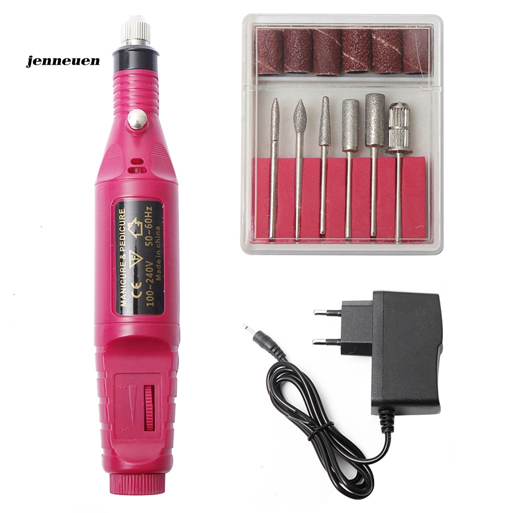 1 Bộ Dũa Móng Tay Chạy Điện Thoải Mái DIY