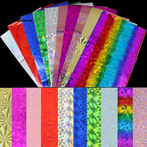 Set 10 Miếng Dán Trang Trí Móng Tay Nghệ Thuật Tự Làm