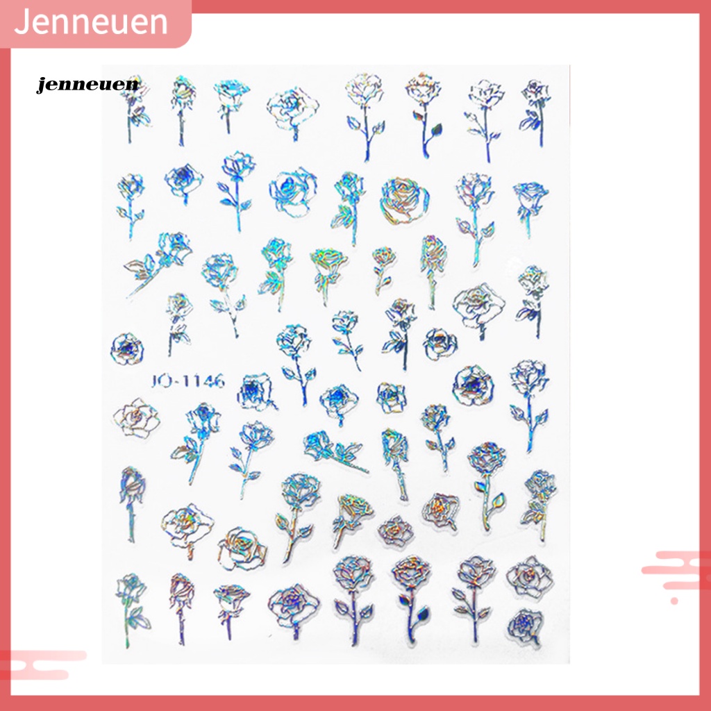 Miếng Dán Trang Trí Móng Tay Lấp Lánh Nhiều Màu Sắc