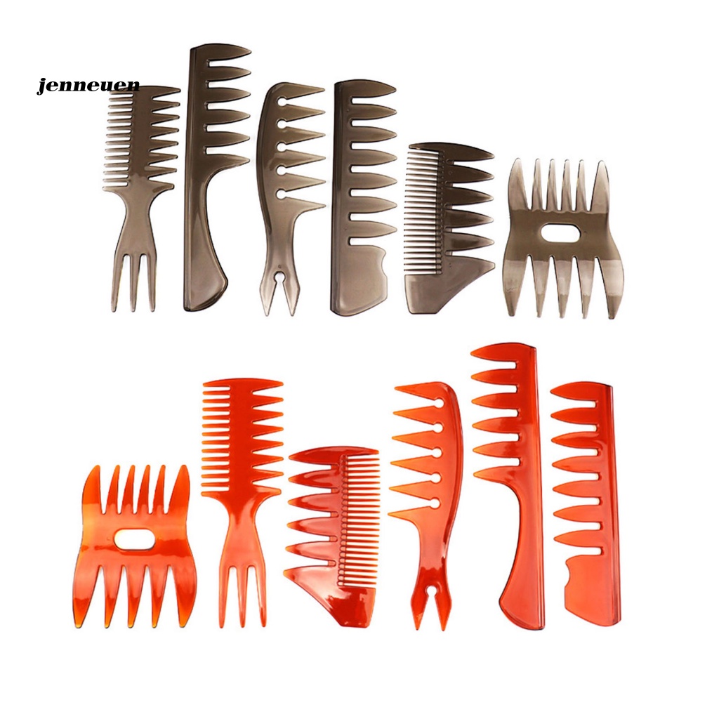 Bộ 6 Lược Chải Tóc Tạo Kiểu Chuyên Nghiệp Cho Nam