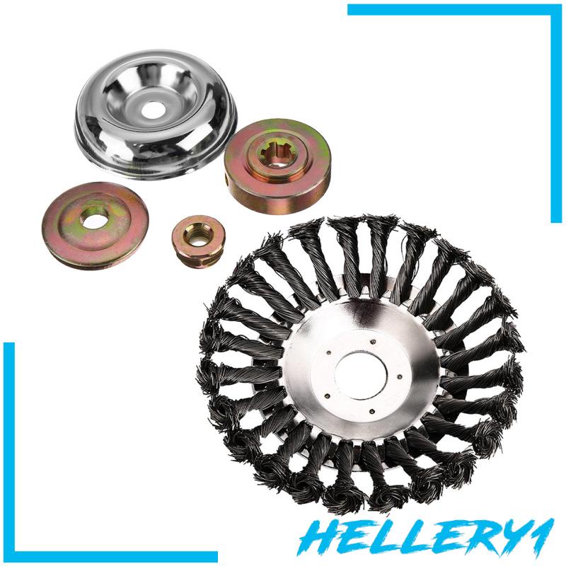 Đầu Bàn Chải Sợi Thép Phủ Dây Xoay Làm Sạch Rỉ Sét