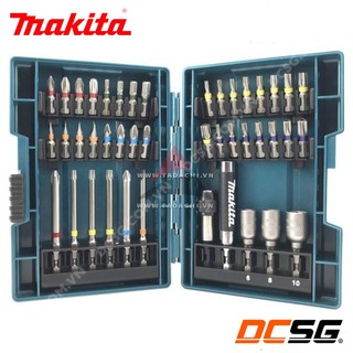 Bộ mũi vít nhiều màu makita 43 chi tiết b-55697 | dcsg