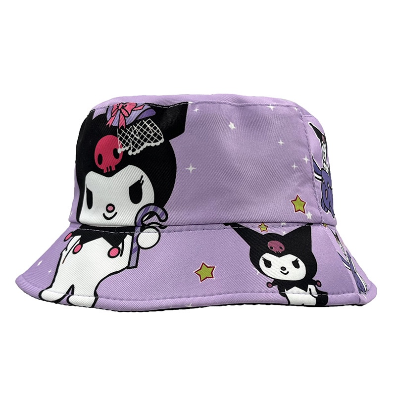 Sanrio Nón Vành Chống Nắng Họa Tiết Hoạt Hình kuromi Cho Bé